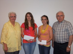 Pictured above, L to R: Betty Oliger, Holly Treece, Clinton; Lacie Holland, South Side; and George Condray. Not Pictured: Nickolas Mattson, Shirley.