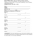 Aug. 2014 EXHIBIT ENTRY FORMS