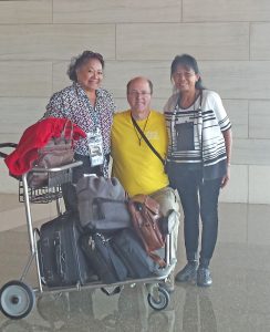 Members of the team left to right inluded Mercie Broyles, Gary Powell and Lueda Towery.